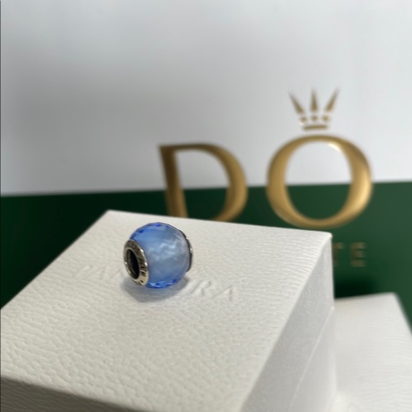 Pandora Essence Light Blue Faceted Charm - Picture 2 of 5